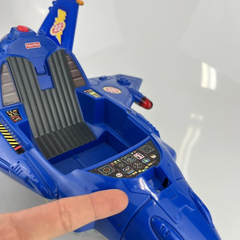 Vtg Rescue Heroes Jet Gift Set Fisher Price 1999‎ Voice Tech (Missing Piece)